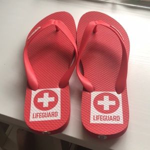 Lifeguard flip flops
